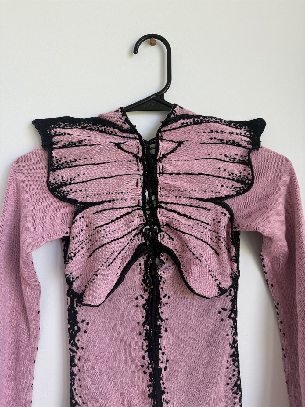 1Xblue exclusive pink butterfly cardigan - Picture 6 of 9